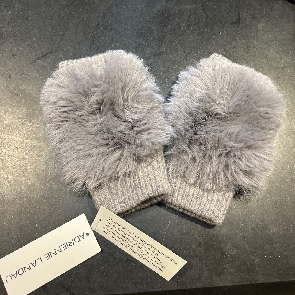 Adrienne Landau fingerless gloves